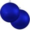 Christmas by Krebs 2ct Dark Blue Shatterproof Christmas Ball Ornament 6" (150mm)